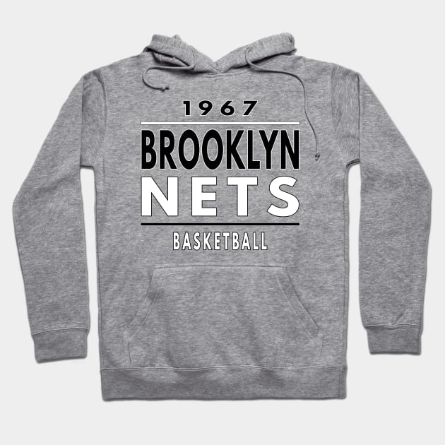 Brooklyn Nets Basketball Classic Hoodie by Medo Creations